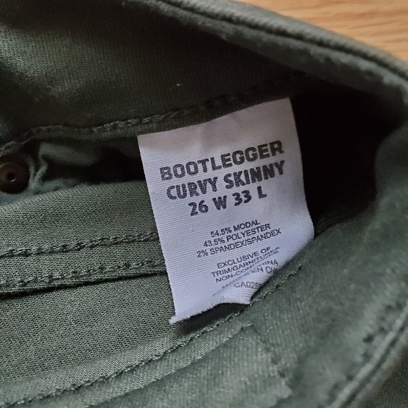 Bootlegger Curvy skinny Dark olive green - Picture 3 of 4